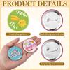 60 Pcs Reward Button Pins Mini Round Recognition Buttons Appreciation Inspirational Encouragement Pin Award Badges For School Of
