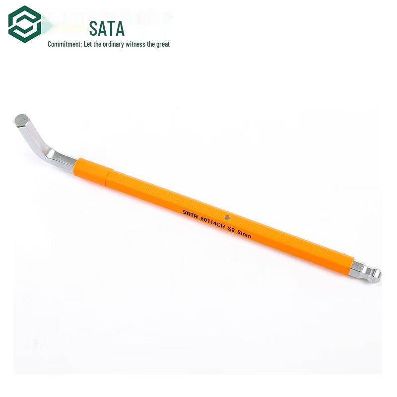 SATA Rainbow Series Extra-Long Ball-End Hex Key Wrench