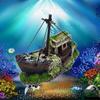 Tank Decor Fish Rest Landscaping Accessories Submarine Ornaments Fish Tank Landscape Sunken Ship