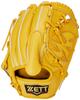 ZETT Rigid Baseball Glove Prostatus for True Yellow 4 Made In Japan BPROG411 (Glove) Pitchers, Right-handed Throwing, (5400) Size