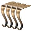 Metal Grips Multifunctional Shelf Christmas Stocking Holders Hanger Mantel Hooks Stockings Clip