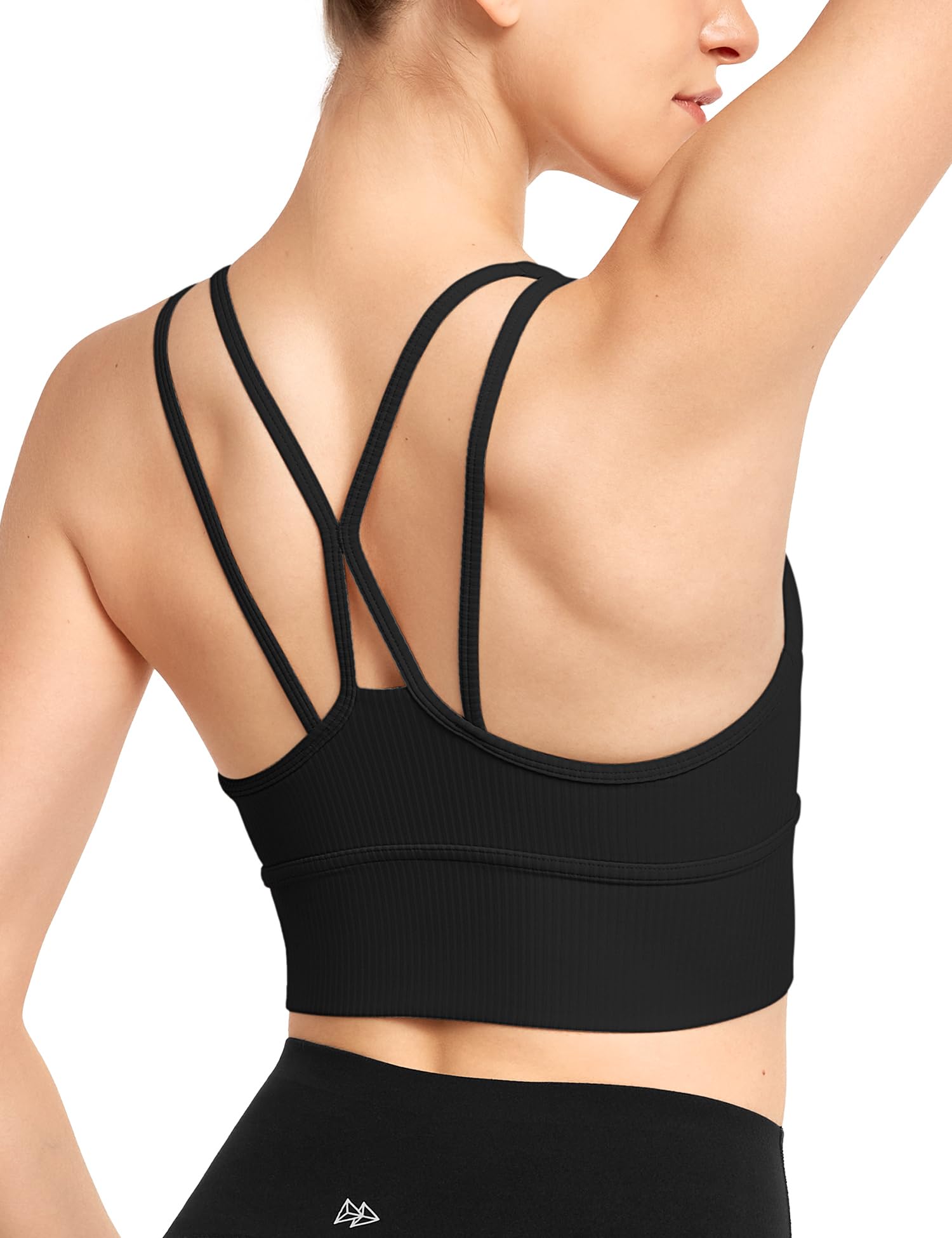 

Yvette Yoga Sports High Size L Women s Bra, Non-Wired, Padded, Sides, Black, чёрный