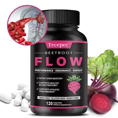 Bio kapsle z červené řepy 1300 mg, Podpora oxidu dusnatého, 120 kapslí Doplněk stravy