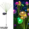 4/2pcs Solar Lights Outdoor LED Mushroom Lawn Lights Waterproof Party Yard Patio Pathway Jellyfish Lamp for Garden Decoration