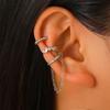 Zirconia Ear Clip: No-Piercing, High-End, Minimalist Style Earring