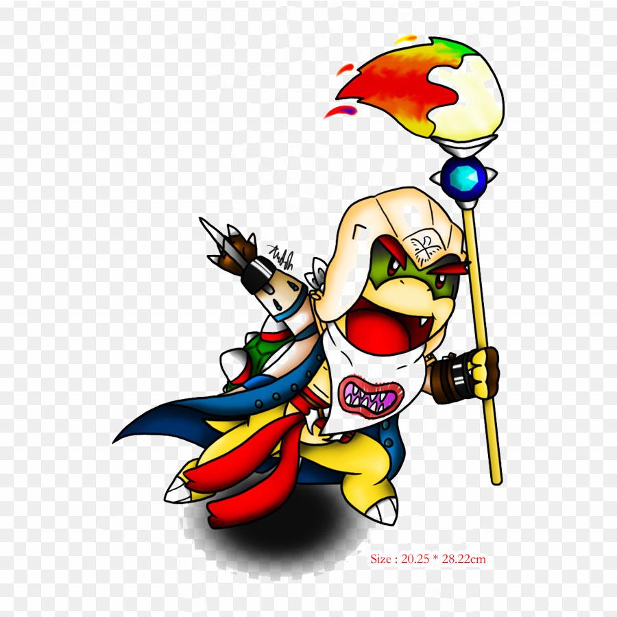 

Bowser 3D Land Iron on Heat Transfer Печать виниловые нашивки наклейки для одежды DIY аппликации моющиеся нашивки