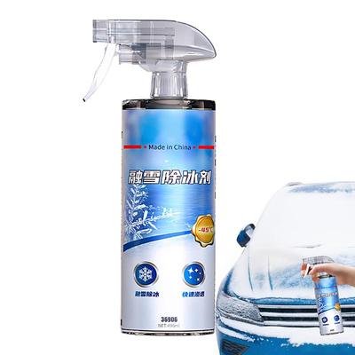 Spray do odladzania szyb samochodowych Spray do topienia śniegu Odmrażacz do szyb Szybki spray do topienia lodu 496ml Odladzanie Przeciw szronowi Spray samochodowy
