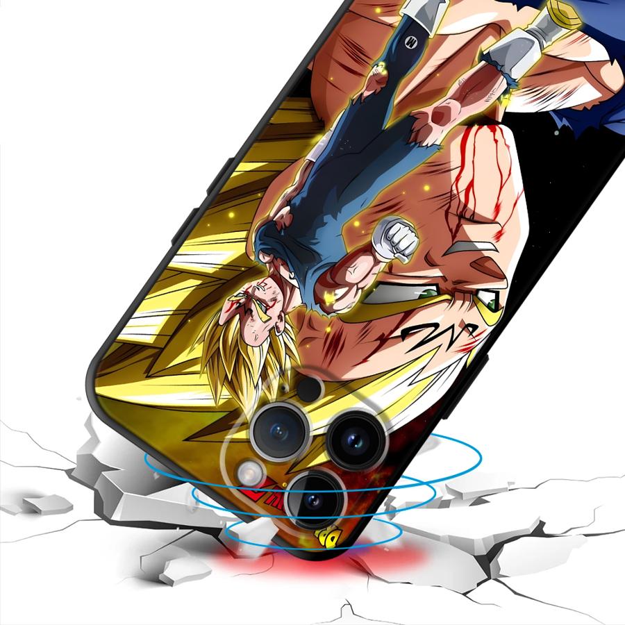 Dragon Ball Cool Saiyan Vegeta Case for iPhone 12 Mini 7 6s 13 Pro 11 16Pro Max XR 14 XS X 16e 8 Plus SE 15 Soft Cover