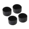 4 Piezas Protectores de Suelo para Patas de Silla 60 mm Plástico Antideslizante Redondo Cubierta Protectora para Patas de Muebles para Suelos de Madera Dura