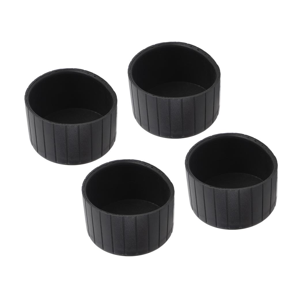 4 Piezas Protectores de Suelo para Patas de Silla 60 mm Plástico Antideslizante Redondo Cubierta Protectora para Patas de Muebles para Suelos de Madera Dura