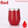 360ml Stainless Steel Eggshell Wine Tumbler Double Wall Vacuum Insulated Cup for Coffee Tea Office Home Travel