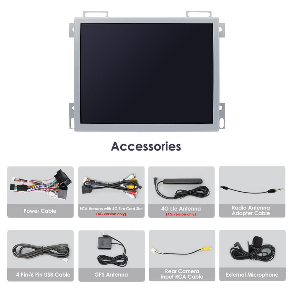 8.4" Android 14.0 CarPlay GPS Navigation 4G WiFi RDS Car Radio For Dodge Durango Challenger Charger RAM 1500 Jeep Grand Cherokee