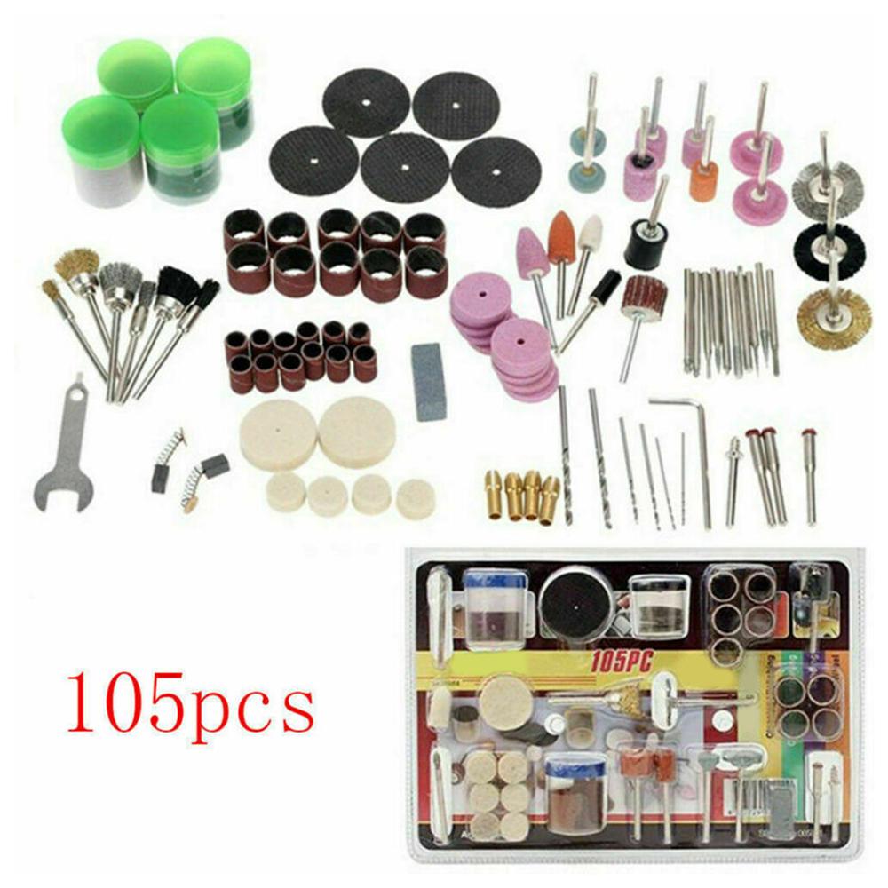 105ks Mini elektrická vrtací bruska pro broušení rotačních elektrických nástrojů Sada leštění