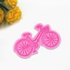 Fahrrad Schlüsselanhänger Form 3D Silikon Schokolade Seife Kuchen Fondant Cupcake-Kuchen Dekorationswerkzeuge Fahrrad Form Halskette Form