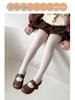 Fleece-lined Kids' Pantyhose & Leggings, Non-slip Dance Socks, and Bodysuits for Spring & Autumn.