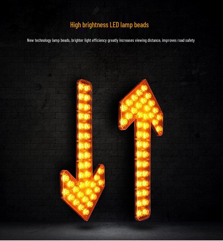 LED Car Arrow Turn Signal & Warning Lights - 12/24V Vehicle Direction Indicators