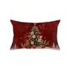 Christmas Atmosphere Pillow Cover Santa Claus Home Snow Scene Print Sofa Bedside Decoration Cushion Cover
