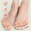 Five-Toe Hole Splitter, Thickened Pedicle Shock Absorption and Pressure Painrelief Arch Massage Half-yard Pad, Hallux Valgus Arch Orthopedic Cover