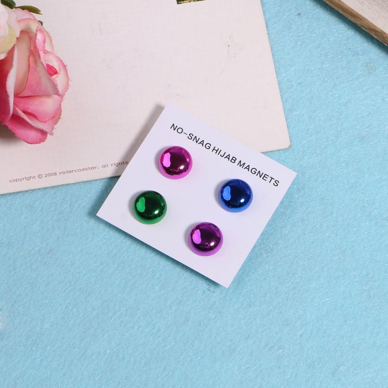 Woman Strong No Snag Hijab Magnets Magnetic Shawl Brooch Pin Hole Magnet Brooches,Choose Your Favorite Style Freely