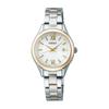 SEIKO SELECTION SWFH134 Watch S Series Solar Radio Controlled Full Auto Calendar Function Silver Yellow Gold Dial White Stainless Steel [Seiko Watch]
