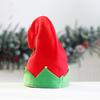 2 Pièces Chapeau d'Elfe de Noël Rouge Vert Bonnets Festifs avec Clochettes Coiffure Douce pour Fête de Vacances pour Photos de Noël Événements Vêtement d'Hiver Tendance