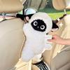 Cute Car Plush Napkin Box Soft Tissue Storage Holder Wall Hanging Napkin Dispenser  Family Car