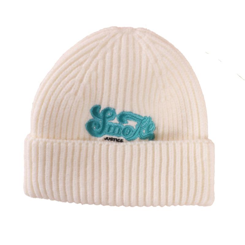 Autumn and Winter New English Standard Knitted Hat Children's Winter Outdoor Versatile Thickened Warm and Cold Cover Wool Hat