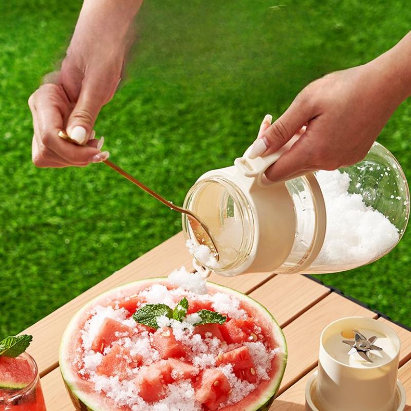 12 Leaf Knife 1000ml Large Capacity Juicer Household Cup Juicer Crushable Ice Bucket Portable  Juicer