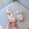 Summer Baby Boy and Girl's Sandals New Embroidered Princess Shoes with Soft Bottom and PU Insole Outdoor