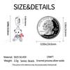 Copper Pink Rabbit Cat Dog Animal Series Charms Beads Fit Original Fine Bracelets Diy Jewelry Giftaccessory