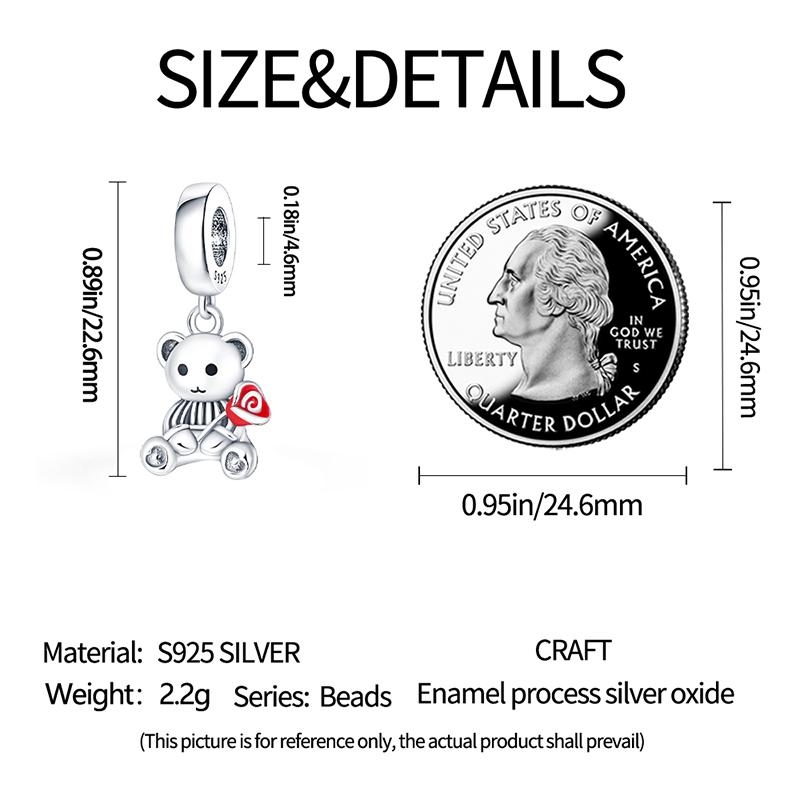 Copper Pink Rabbit Cat Dog Animal Series Charms Beads Fit Original Fine Bracelets Diy Jewelry Giftaccessory