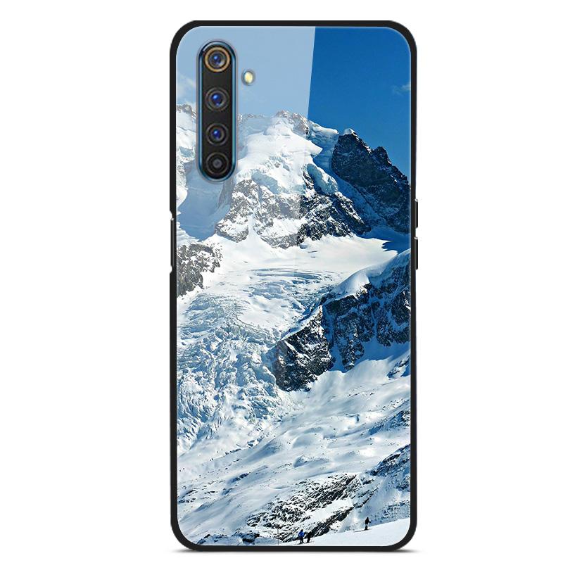 For OPPO Realme XT Tempered Glass Case Soft Bumper Hard Funda For OPPO Realme 6 Pro Realme X2 XT Phone Case Realme6 Back Cover