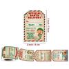 1roll Merry Christmas Gift Tags Santa Claus Labels Stickers Holiday Gifts From Cards Accessories Home Party Decor Supplies