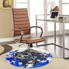 1pc Anime Design Soccer Team Round Carpet - Office Chair Mat, Non-Slip Rug for Home Decor, Living Room