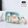 Borsa da Toilette e Trucco Portatile di Grande Capacità per Esterno, Spiaggia, Yoga e Fitness con Separazione Umido-Secco