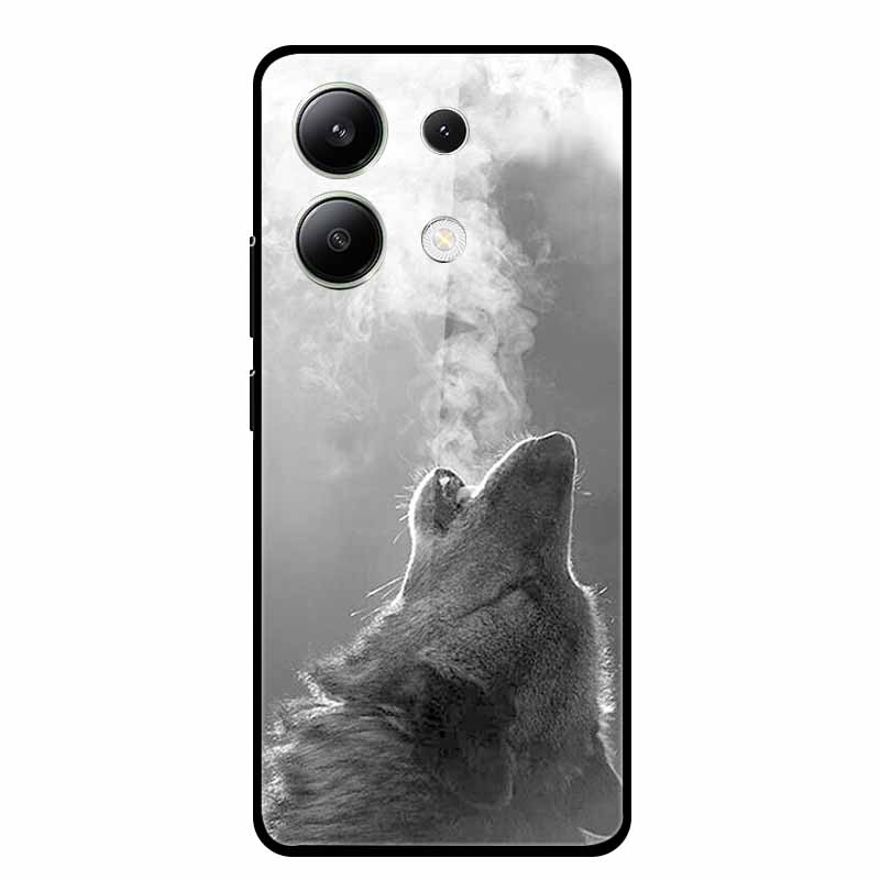 For Xiaomi Redmi Note 13 5G Phone Case Soft Bumper Tempered Glass Hard Back Cover Case For Redmi Note 13 Pro Case Note13 Pro Bag