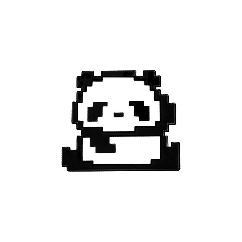 Chinese style panda brooch cute animal bag badge clothing bag accessories bamboo giant panda chain collar pin