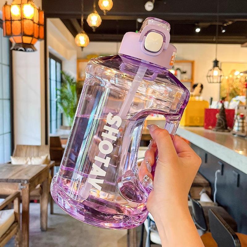 1.5L/2L Sports Water Bottle Gym Cycling Cup Portable Large Capacity Water Bottle For Fitness Camping Water Kettle 1.5L