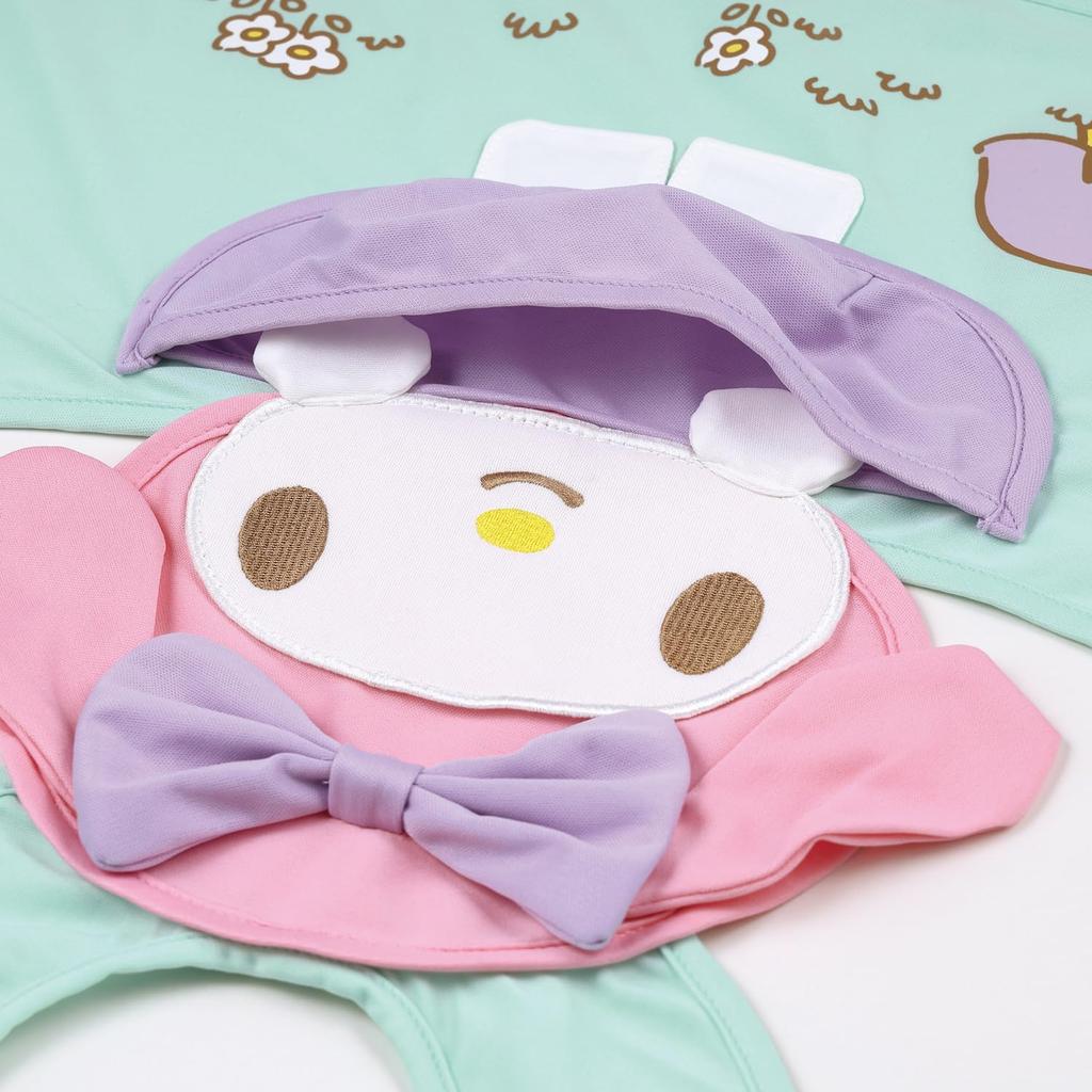 Skater Baby Apron for Meals Size Water Repellent with Catch Pocket Sanrio My Melody Die-Cut 80-90 CBAEP1-A