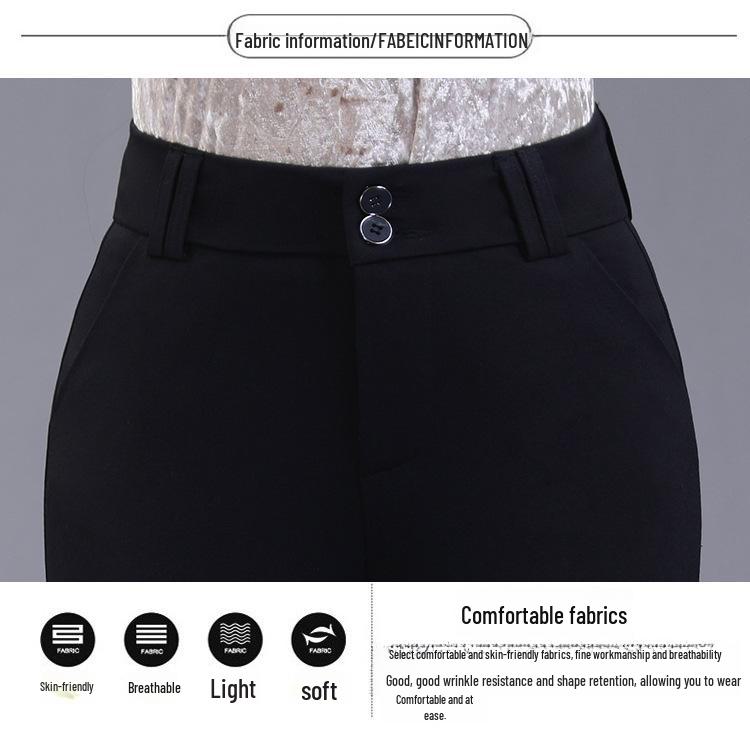 Women's High Waist Slim Fit Black Flared Pants - Spring/Summer 2023 Collection