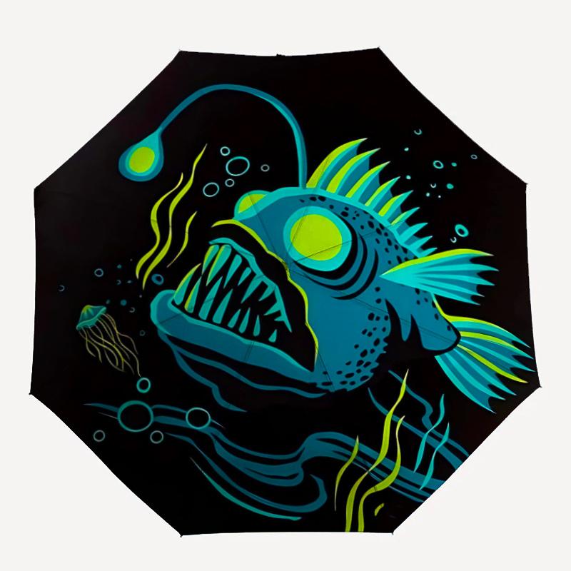 

1pc Fish Umbrella That Opens Closes Automatically Perfect Gift with a Convenient Folding Mechanism 43