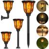IP65 Flame Effect Solar Torch Light – Warm White LED, Stake or Mount, Runtime >;8h