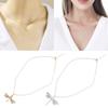 Elegant Zircon Dragonflies Pendant Necklace with Comfortable Fit Sturdy Alloy Charm Chain for Stylish Women Daily Use