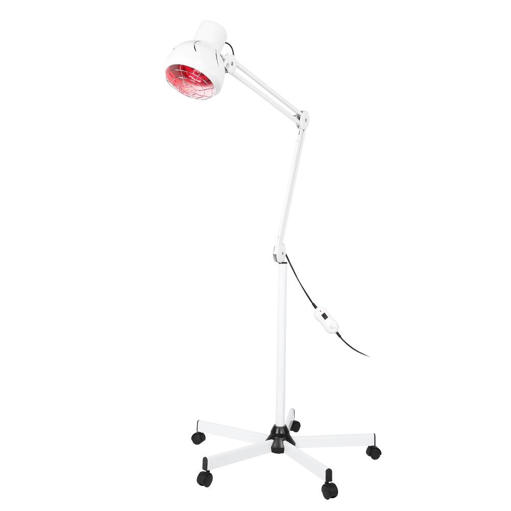 275W Floor Stand Infrared Heating Therapy Lamp Muscle Pain Relief Skin Care Light