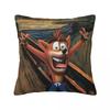 Crashs Bandicoots Cartoon Pillow Covers Merchandise Soft Cushion Cover Decoration Video Game Pillow Case Home Multiple Sizes