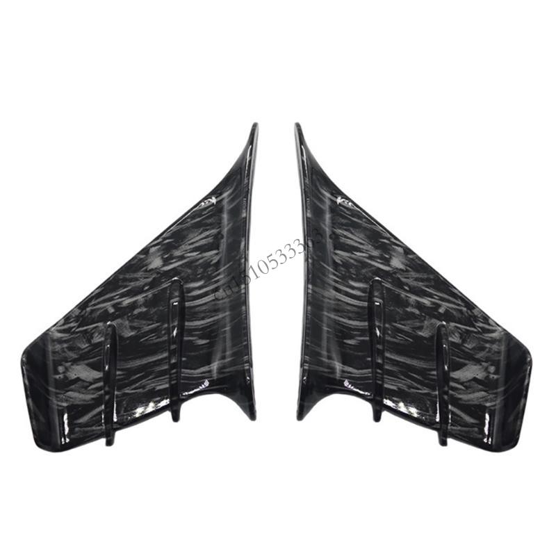 090E ABS Motorcycle Side Winglets Universal Fit Aerodynamic Spoiler Deflector Designs