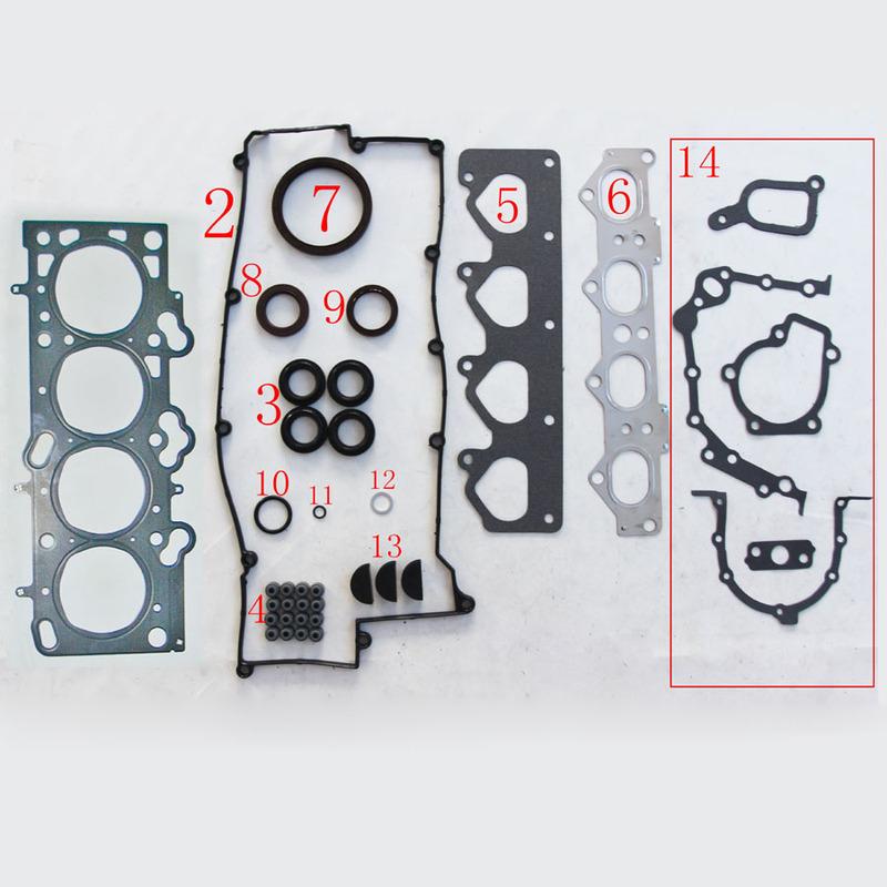 FOR HYUNDAI ELANTRA Saloon (XD) 1.8L G4GB G4GC Metal Full Set Automotive Spare Parts Engine Gasket 50213900 Mechanging