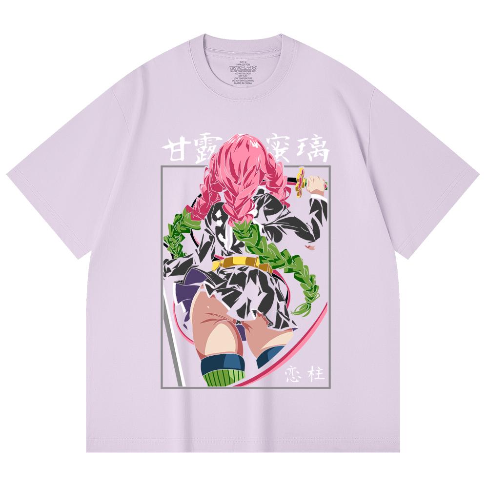 100% Cotton Demon Slayer V75 Mitsuri Print Unisex Heavy Cotton T Shirt