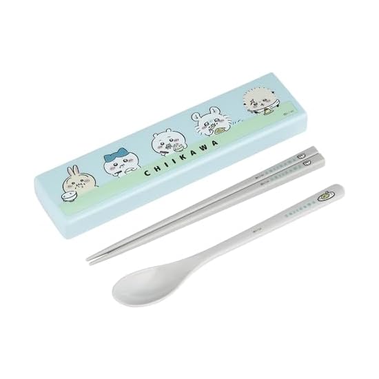 OSK Chiikawa Slide-Type Cutlery Set 48×191×H18mm Plastic CT-27