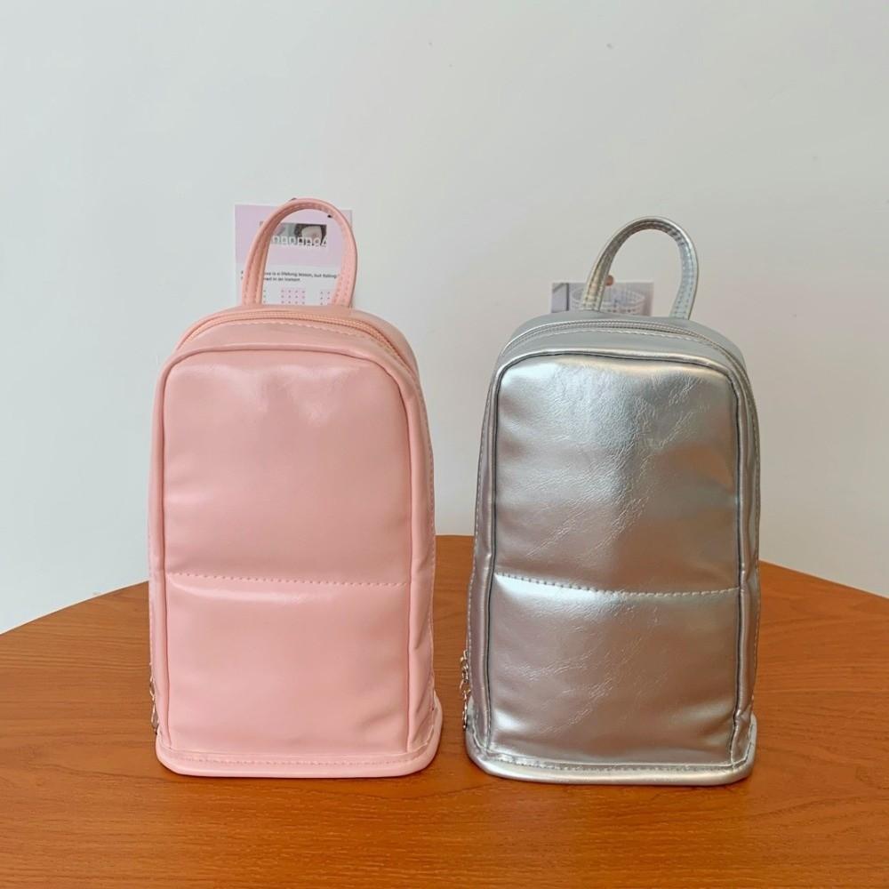 Zipper Closure Stand Up Toiletry Bag Large Capacity Makeup Pouch  Skin Care Storage